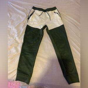 NWOT South Pole Green & White Joggers